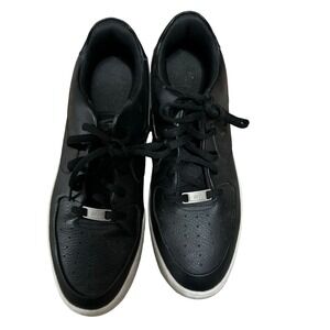 Nike Sneakers Women's Size 10 Air Force 1 Sage Women's Platform Black Leather